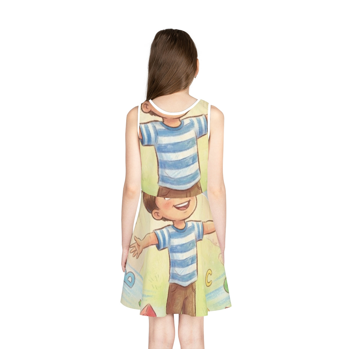Girls' Sleeveless Sundress - Sunny Wonder | Echovira Gallery