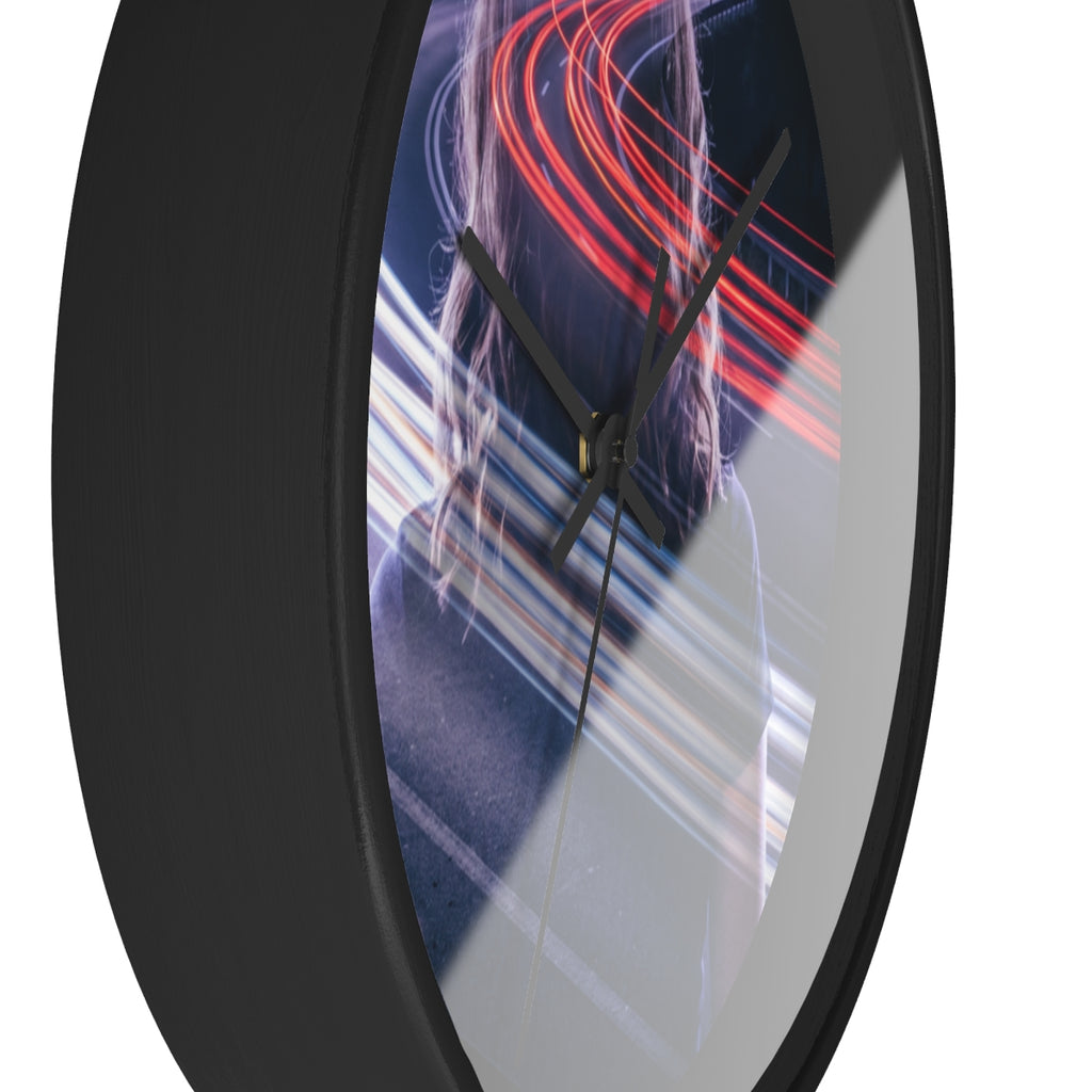 Wall Clock - Midnight Velocity Timepiece | Echovira Gallery