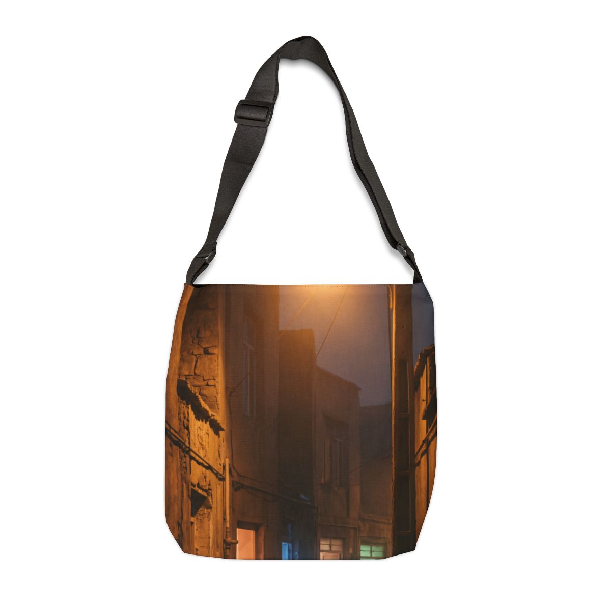 Adjustable Tote Bag - Nocturnal Shadow Print | Echovira...