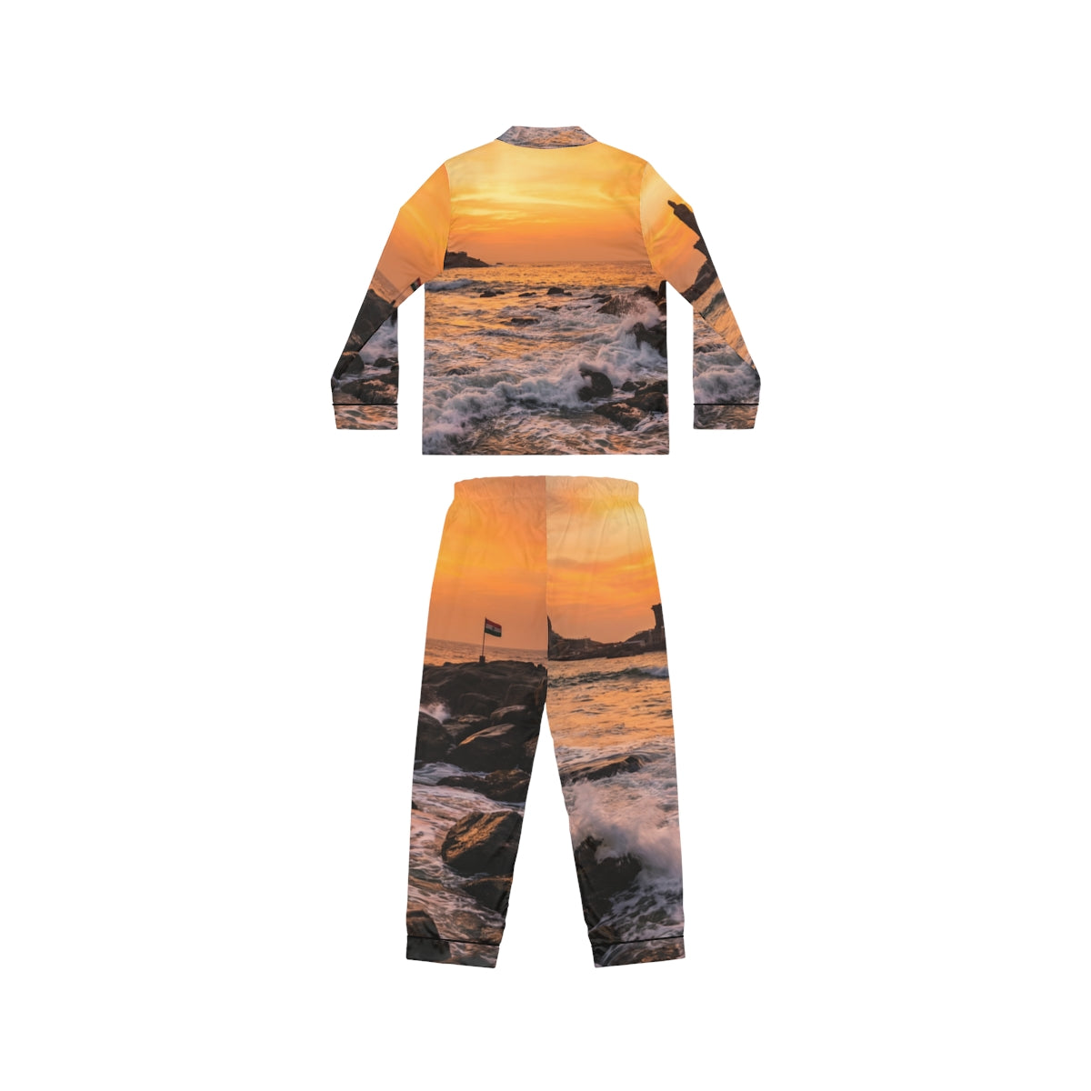 Women's Satin Pajamas - Majestic Dawn