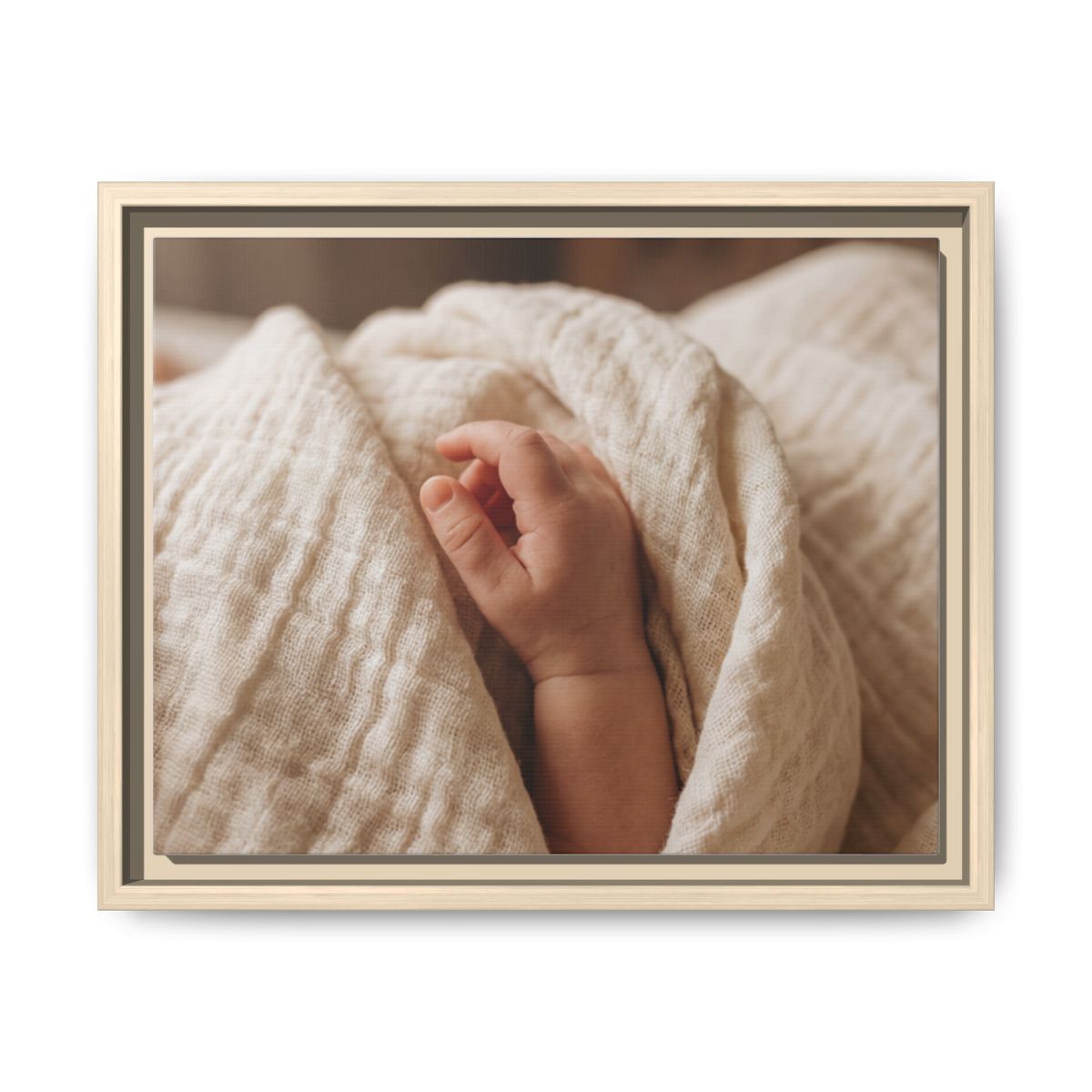 Framed Matte Canvas - Neutral Nursery