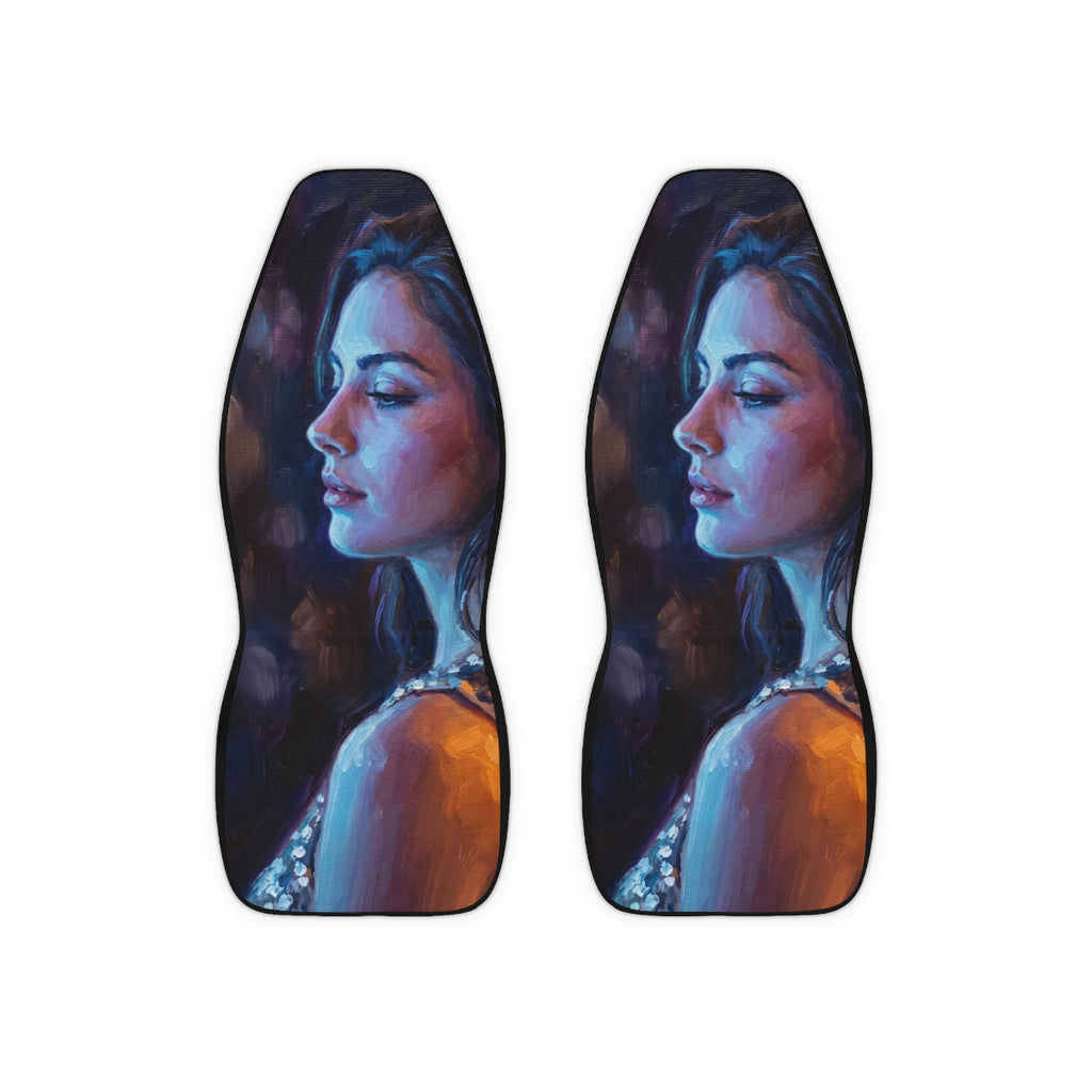 Moody Nocturne Portrait Car Seat Covers