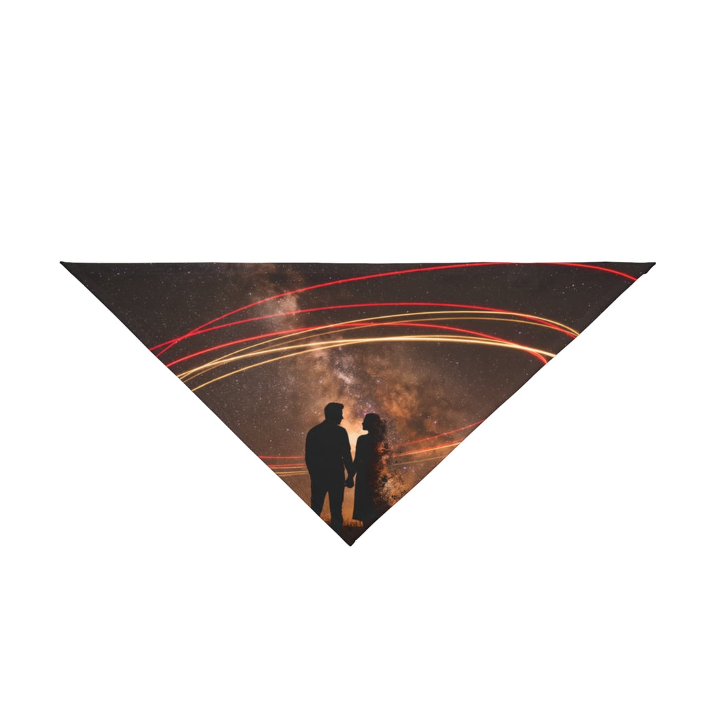 Pet Bandana - Cosmic Starlight Pet Scarf | Echovira Gallery