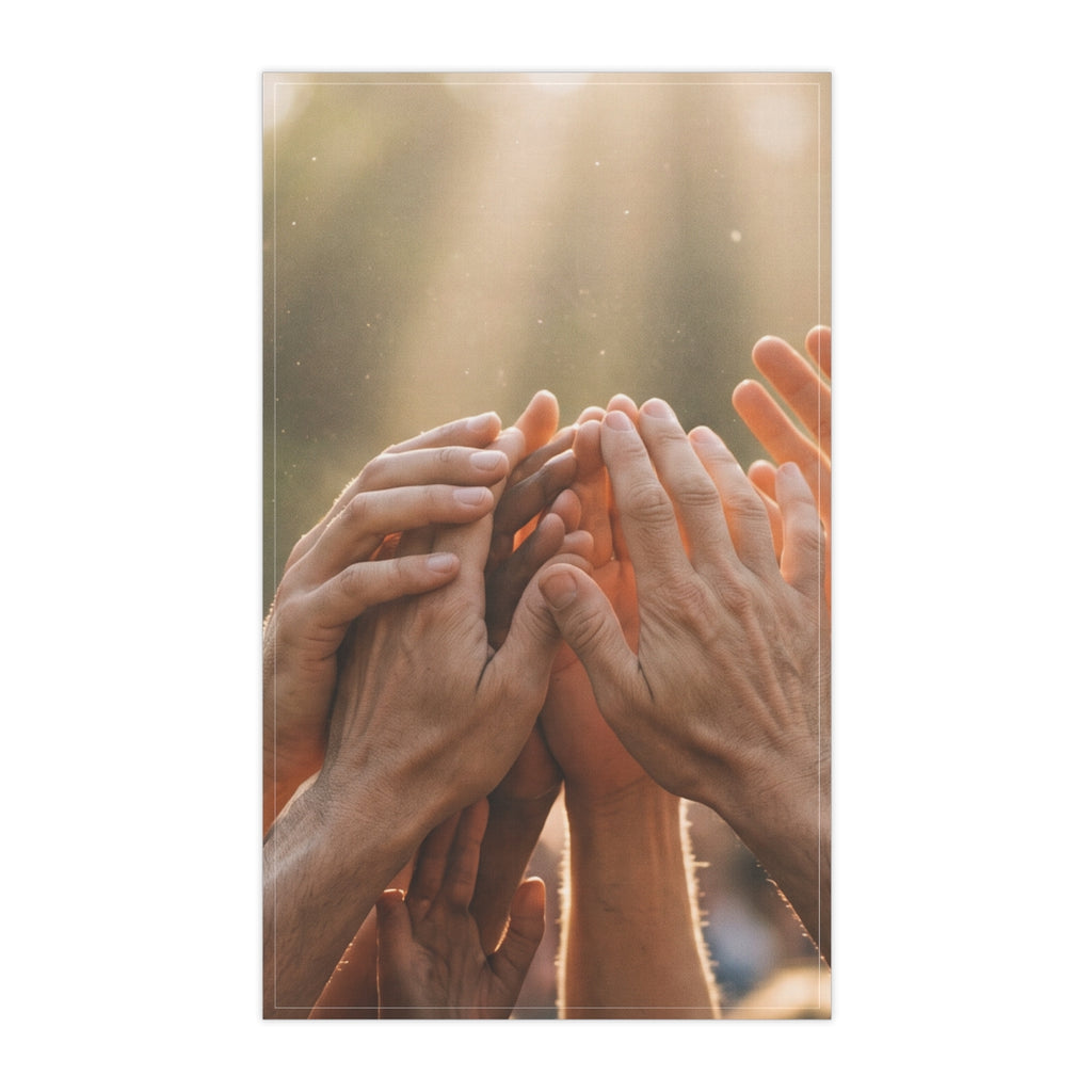 Tea Towels - Golden Rays of Unity Wall Art | Echovira...