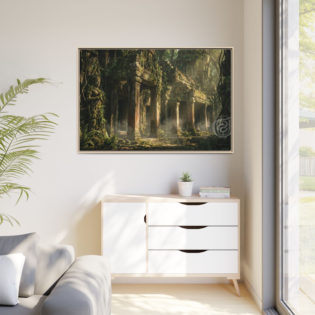 Matte Canvas Framed - Ancient Sanctuary (10×8, 12×9, 14×11...