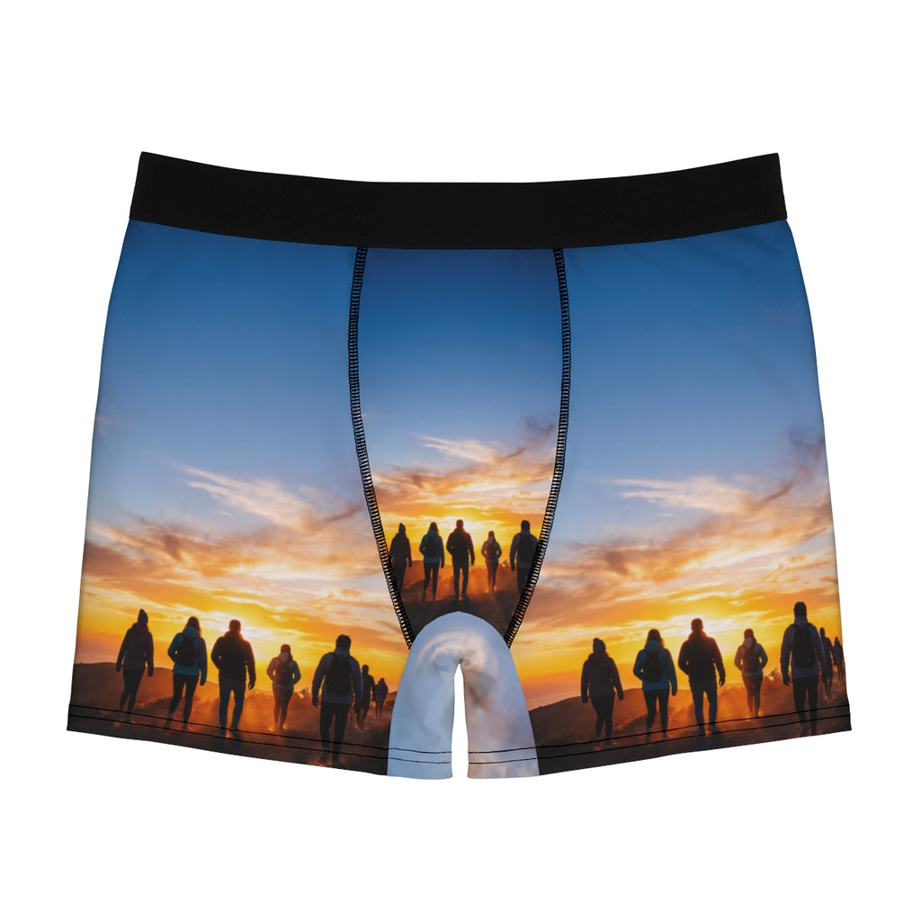 Men's Boxer Briefs - Golden Horizon