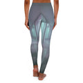 Women's Casual Spandex Leggings - Liminal Corridor Fog Art...