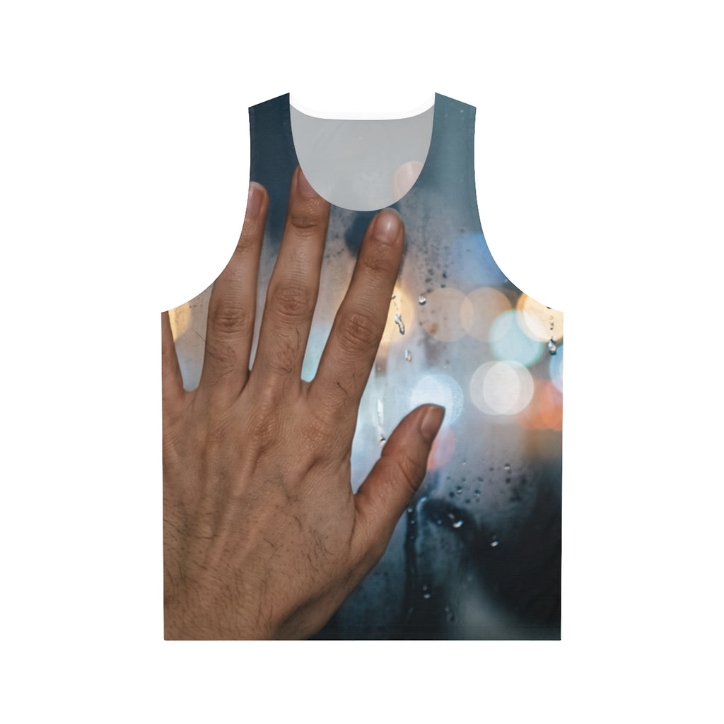 Men's Unisex Tank Top Rainy City Window