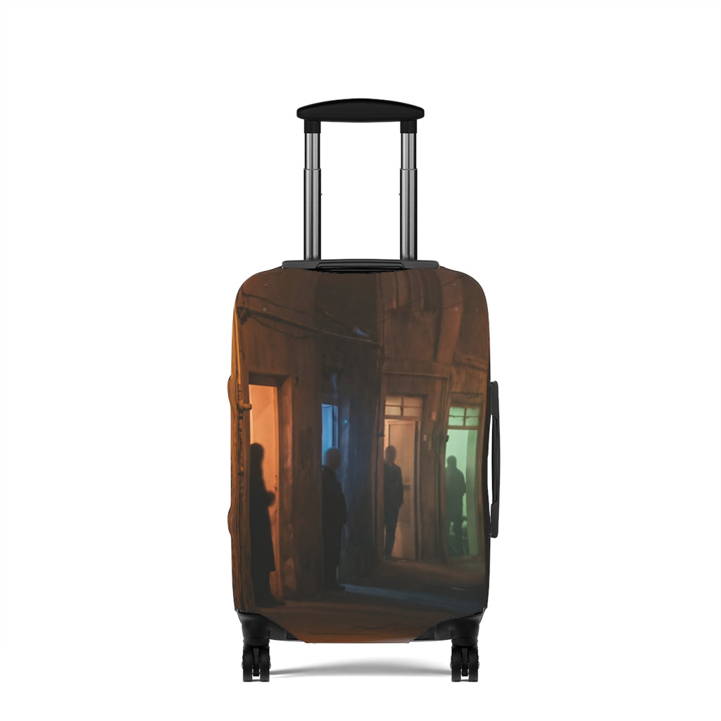 Luggage Cover - Shadowed Alleyway Mystery Art Print |...