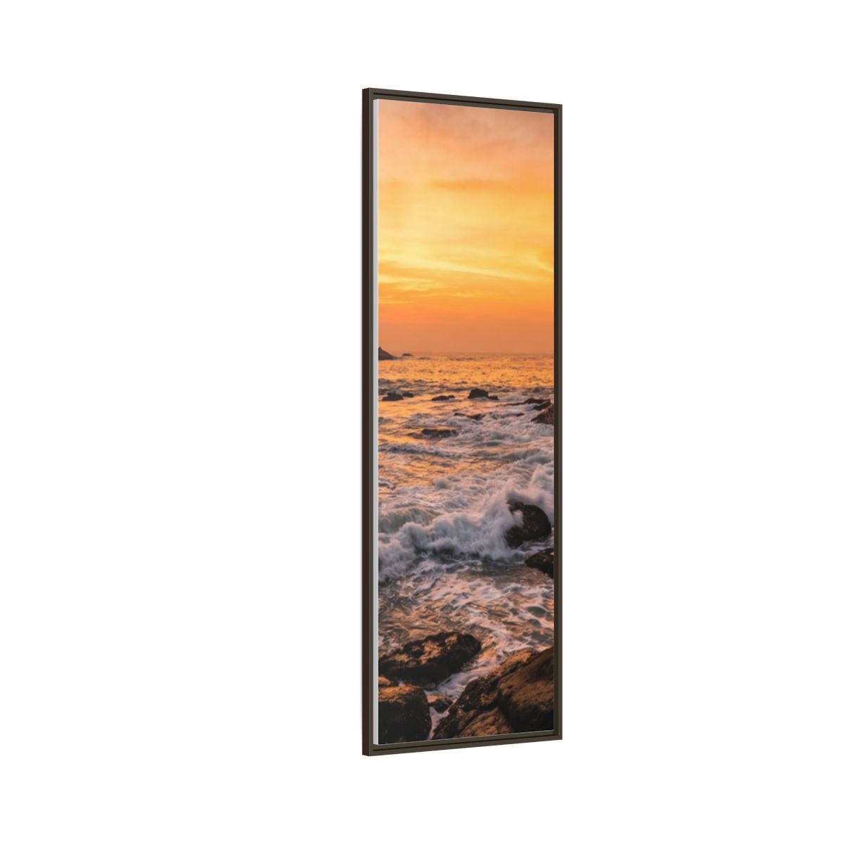 Framed Matte Canvas - Majestic Golden Coast