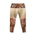 Women's Yoga Pants - Golden Rays of Unity Wall Art |...