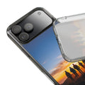 Clear Impact-Resistant Case - Sunset Peaks
