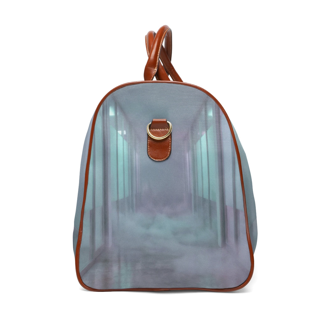 Waterproof Travel Bag - Liminal Corridor Fog Art Print |...
