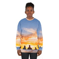 Unisex Sweatshirt - Sunset Mountain Ridge | Echovira Gallery