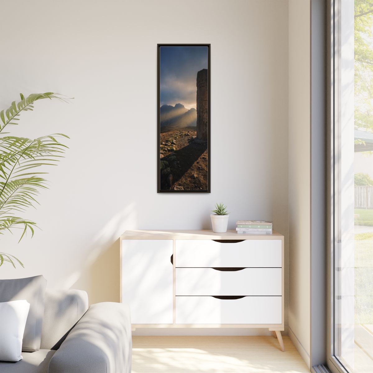 Matte Canvas, Framed - Mystic Monolith Ancient Persian... |...