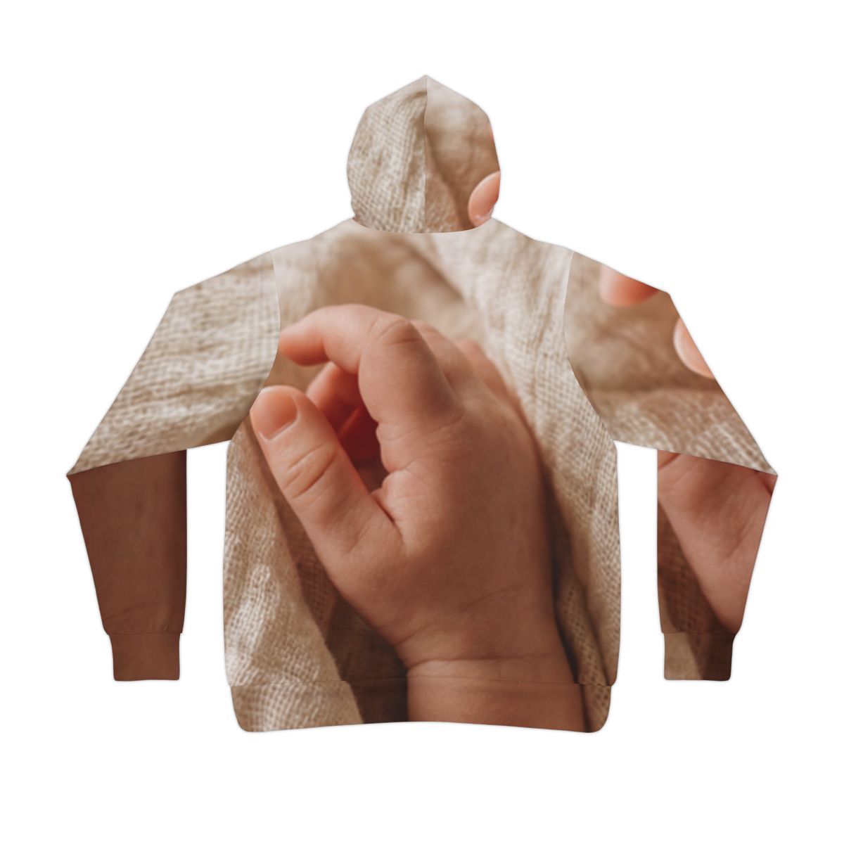 Men's Athletic Hoodie - Cozy Cream Sport | Echovira Gallery