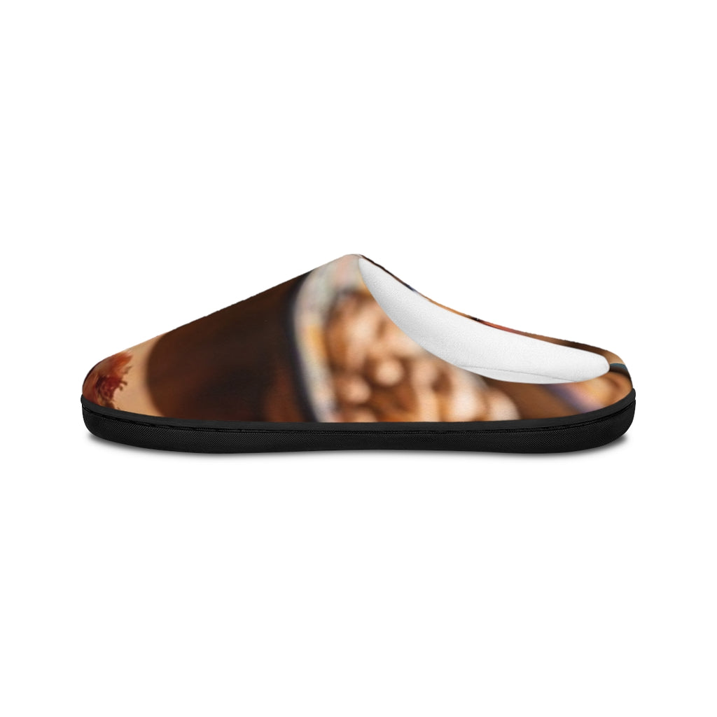 Men's Indoor Slippers - Amber Feast | Echovira Gallery