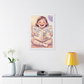 Framed Vertical Poster - Storytime — White (11×14, 12×16......