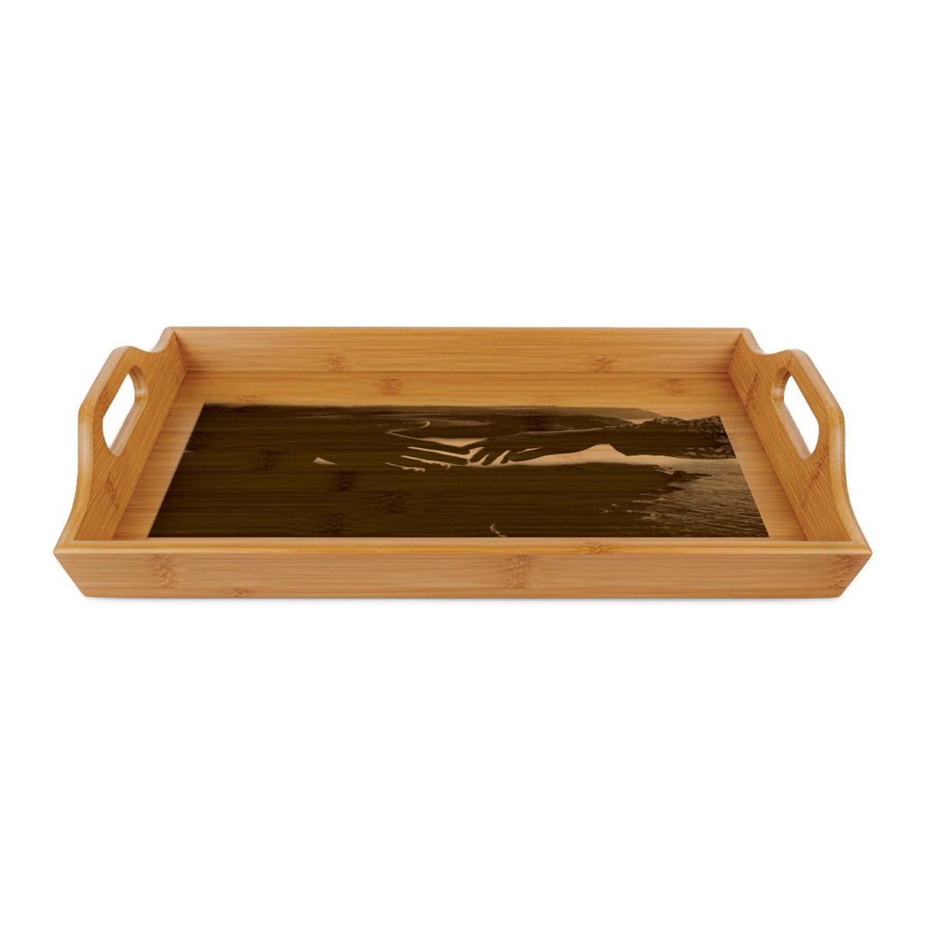 Bamboo Serving Tray - The Infinite Touch | Ethereal Coastal...