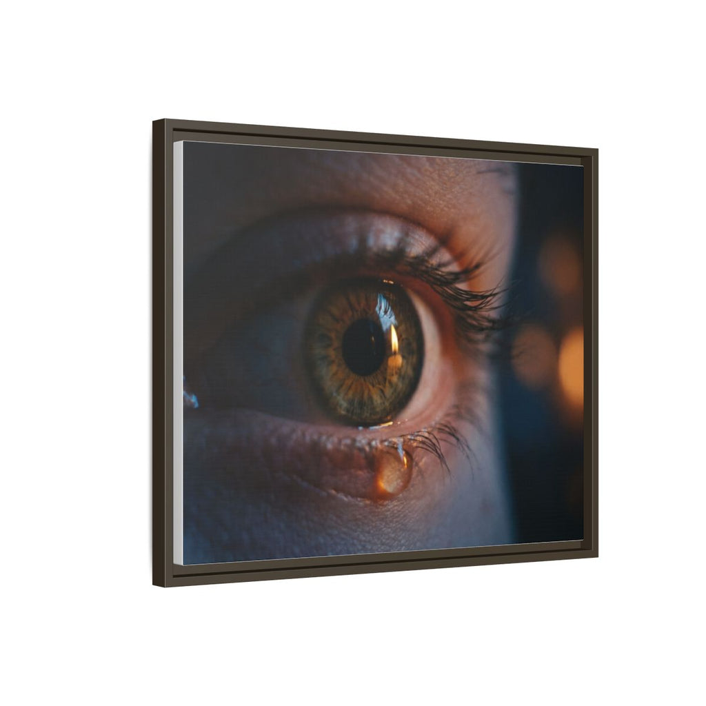 Framed Matte Canvas - Mystic Eye — Espresso / 1.25"