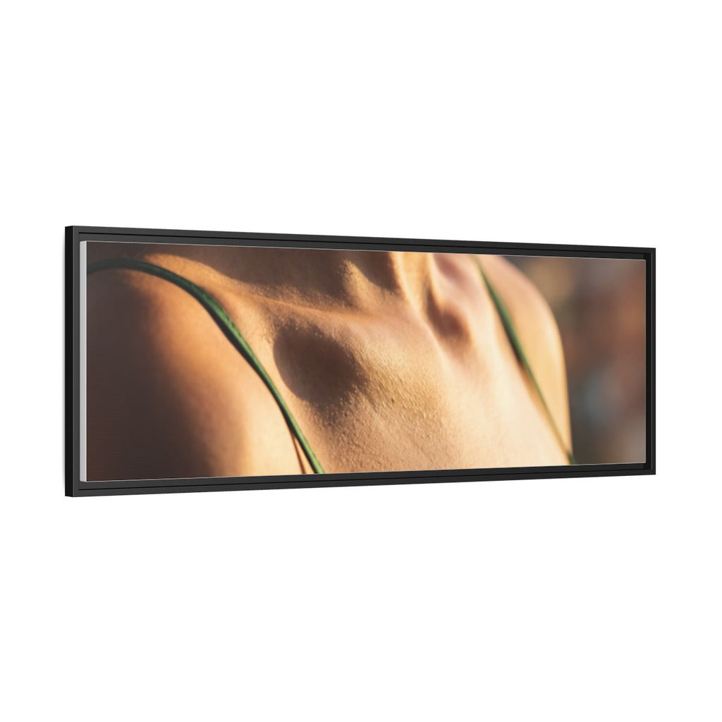 Matte Canvas Framed - Golden Hour Portrait — Black / 1.25"
