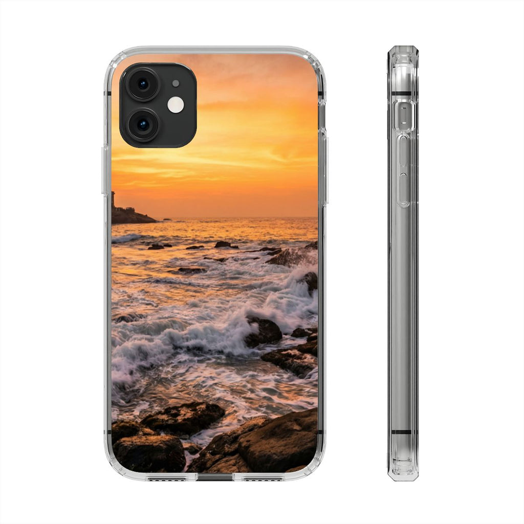 Clear Impact-Resistant Cases - Clear Phone Case - Golden...