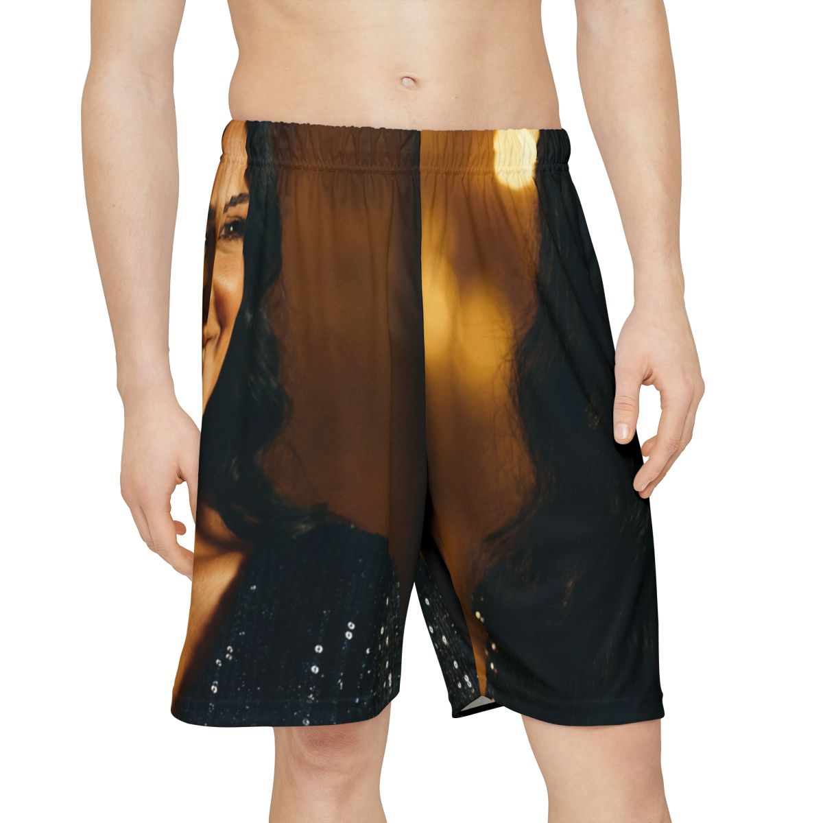 Men's Shorts - Golden Night Luxe