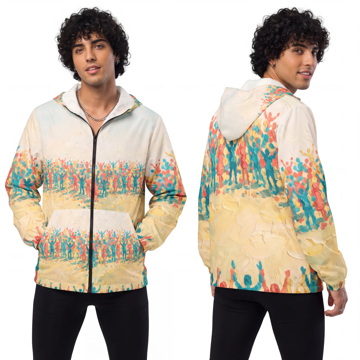 Men's Windbreaker Jacket - Celebration Weather Jacket |...