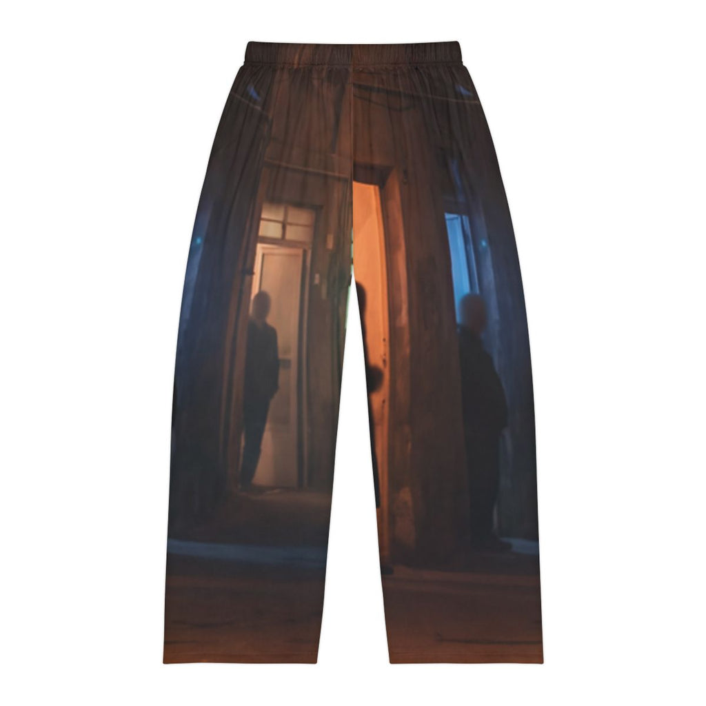 Men's Pajama Pants - Shadowed Alleyway Mystery Art Print |...