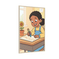 Matte Canvas Framed - Paisley Classroom Joy — Natural /... |...