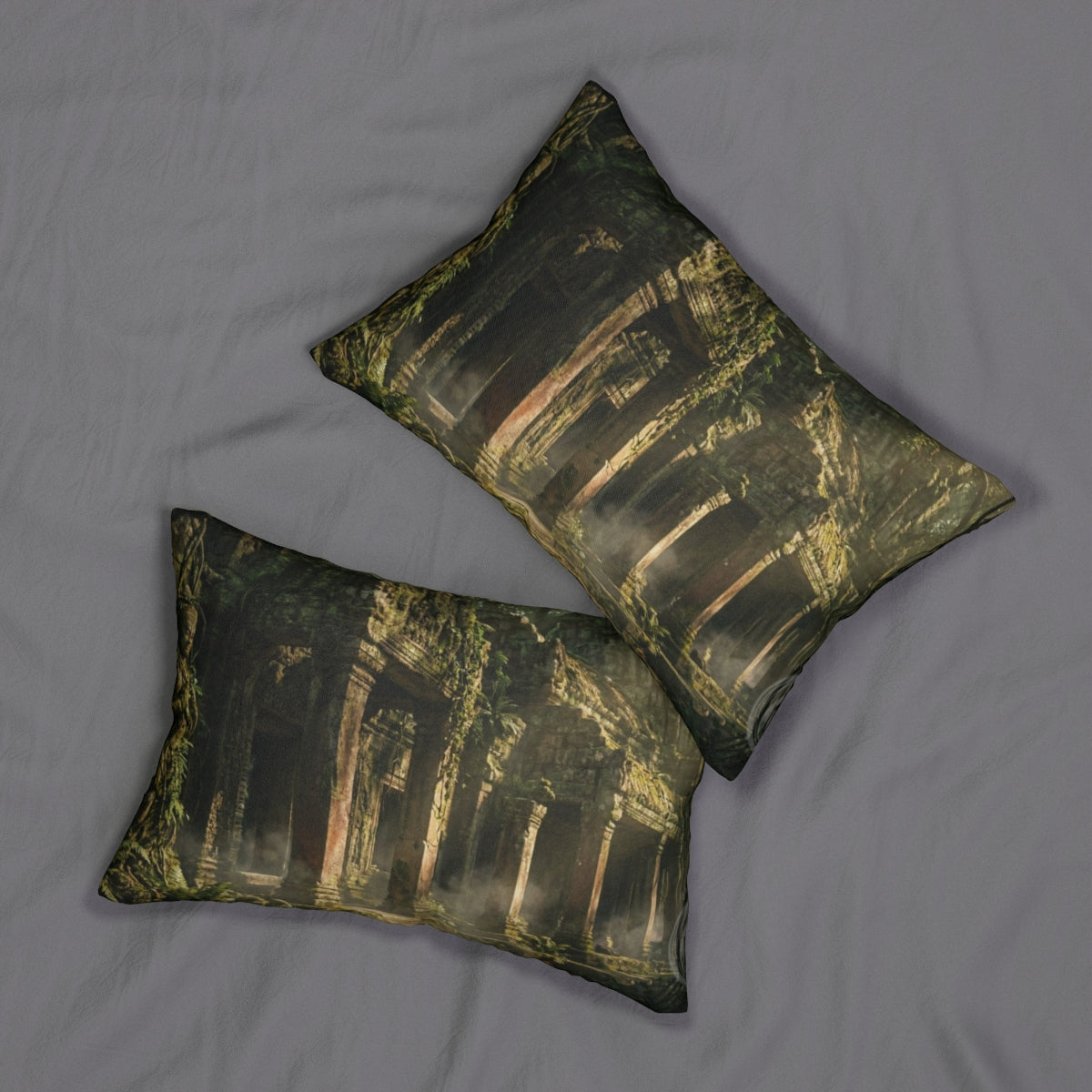 Spun Polyester Lumbar Pillow - Sacred Haven | Echovira...