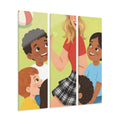Acrylic Prints - Garden Storytime Triptych — Portrait |...