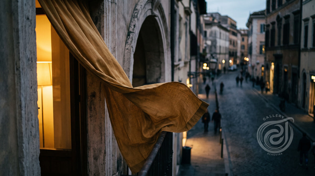 Digital Art Download Moody European Balcony