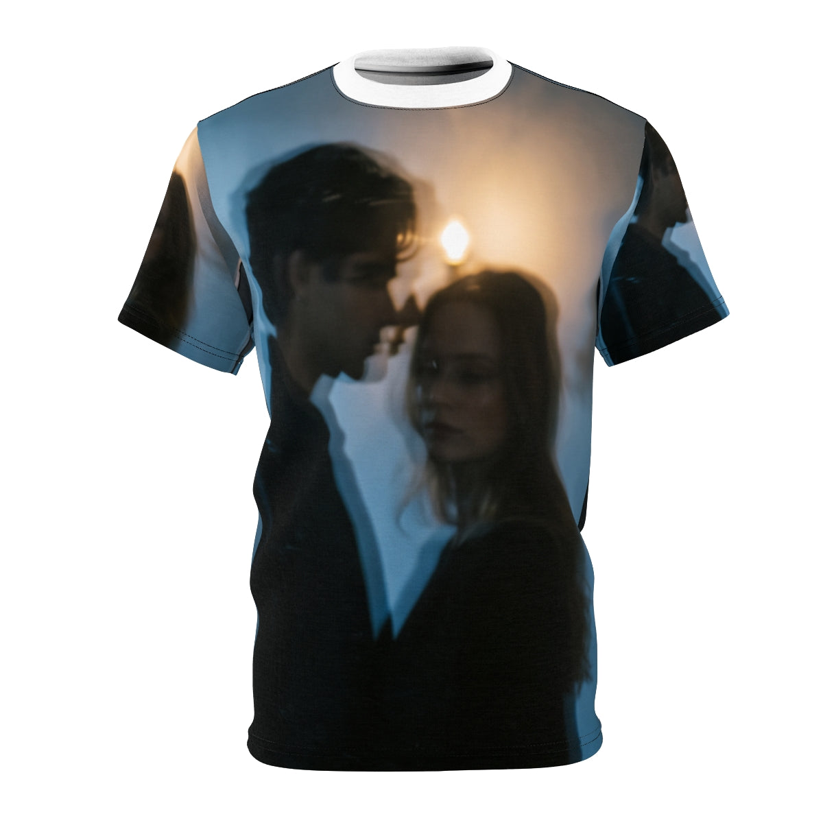 Men's Midnight Reflections Unisex Tee - Cinematic Streetwear...