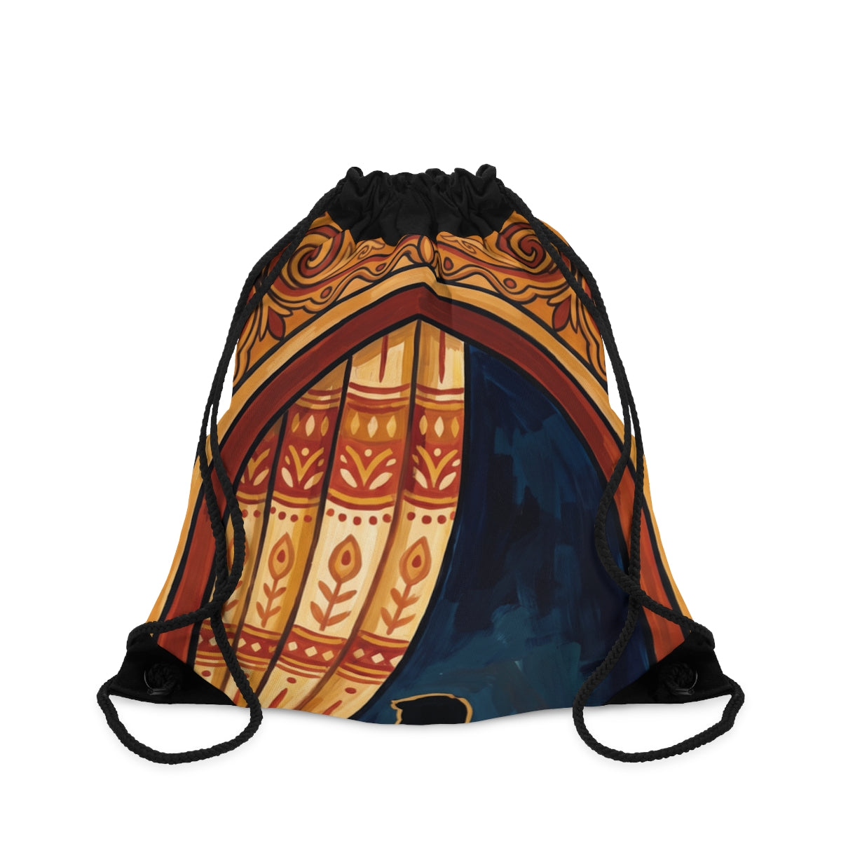 Drawstring Bag - Behind The Curtain Cinch Bag | Echovira...