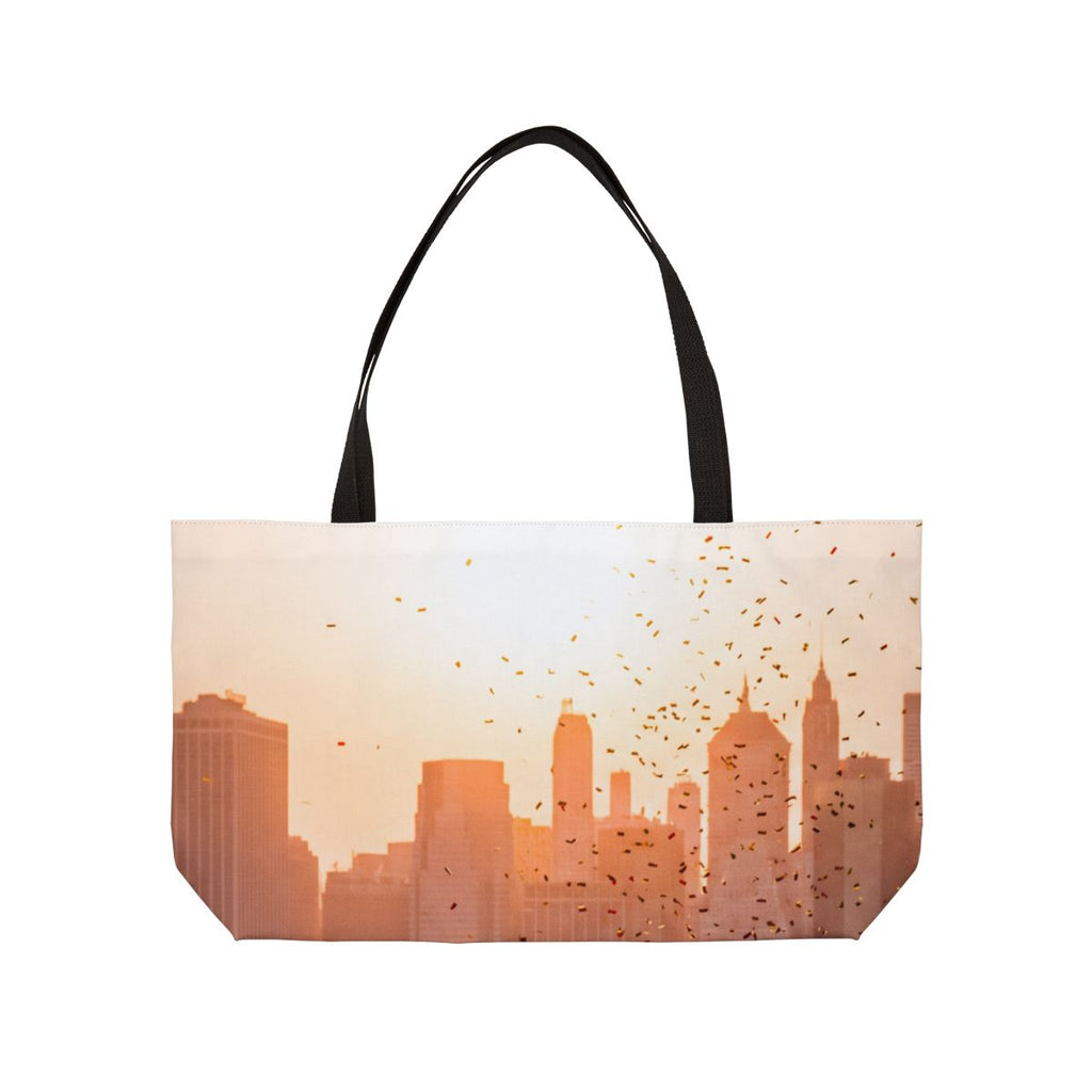 Weekender Tote Bag - City Lights Festival | Echovira Gallery