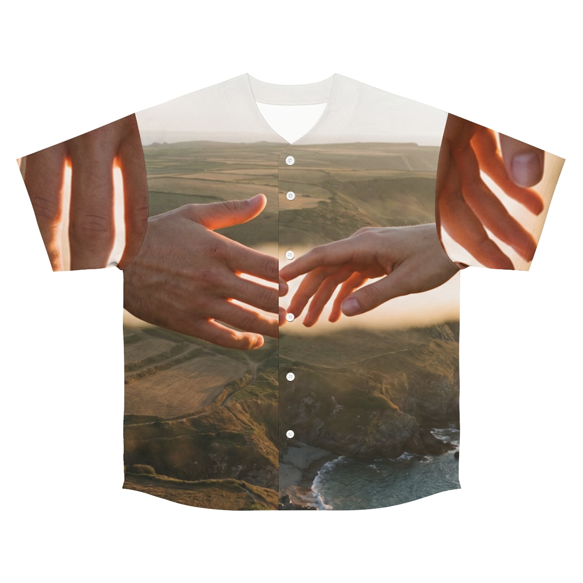 Men's Baseball Jersey - The Infinite Touch | Ethereal... |...