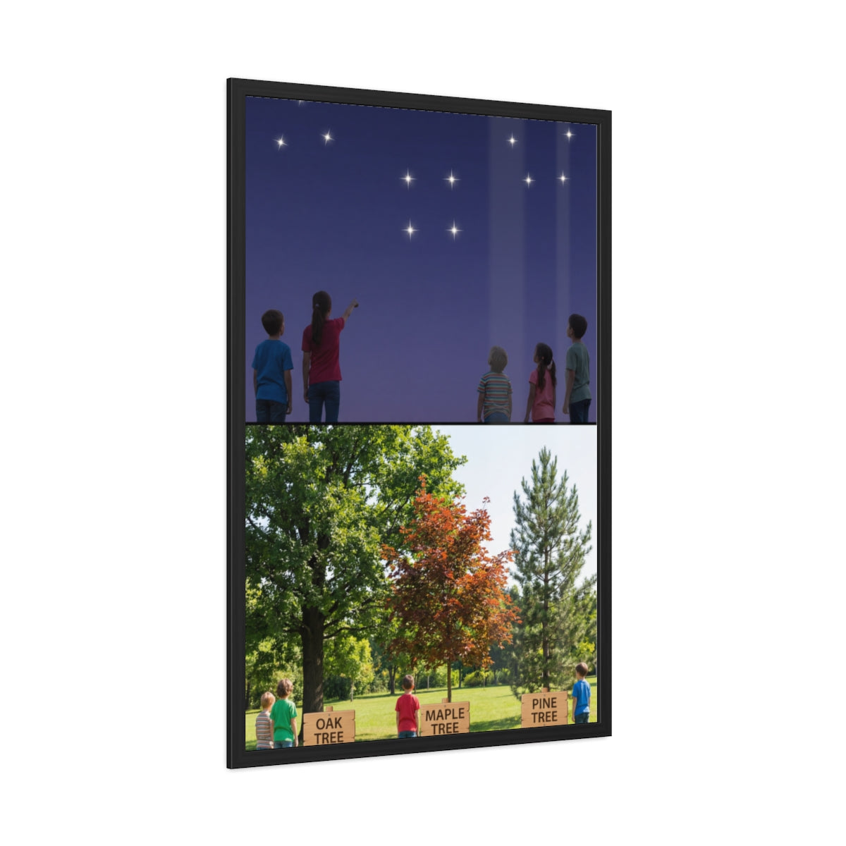 Framed Poster - Little Explorer — Portrait