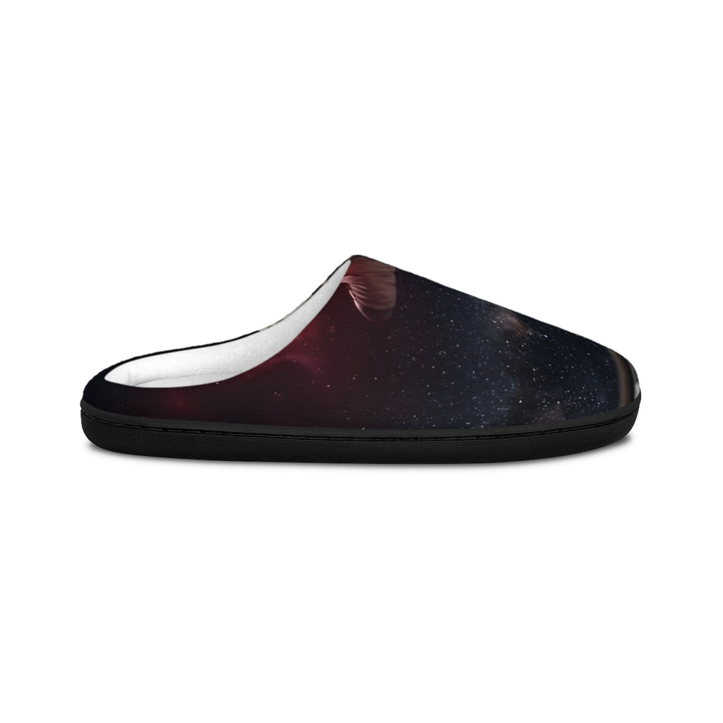 Women's Slippers with Astronaut Space Window Art