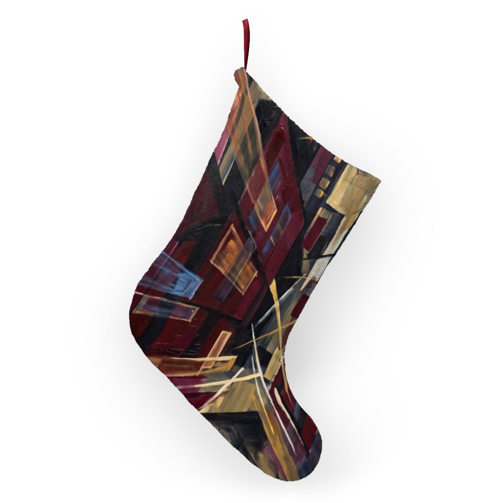 Christmas Stockings - Urban Festive Glow | Echovira Gallery