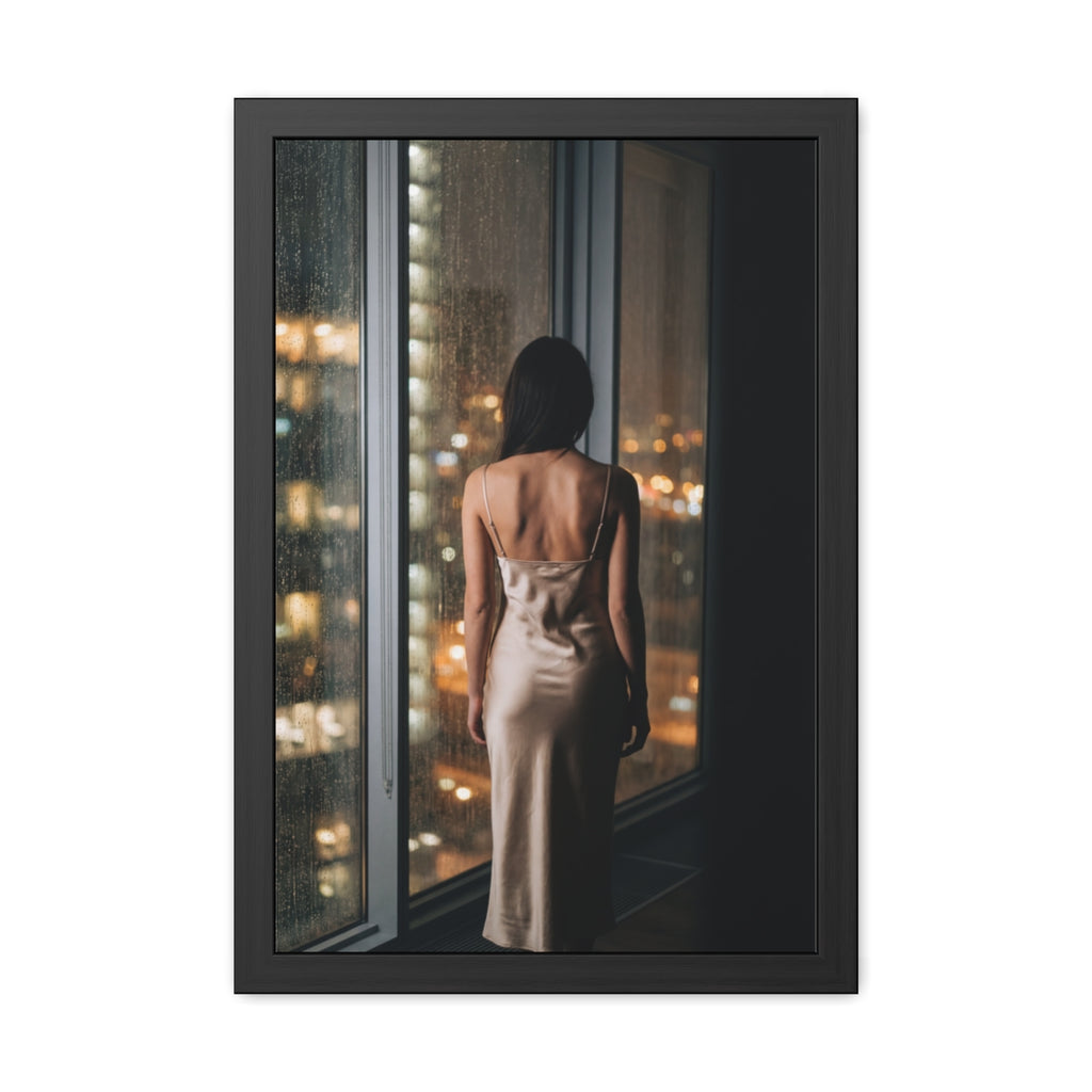 Framed Posters - Urban Solitude — Portrait