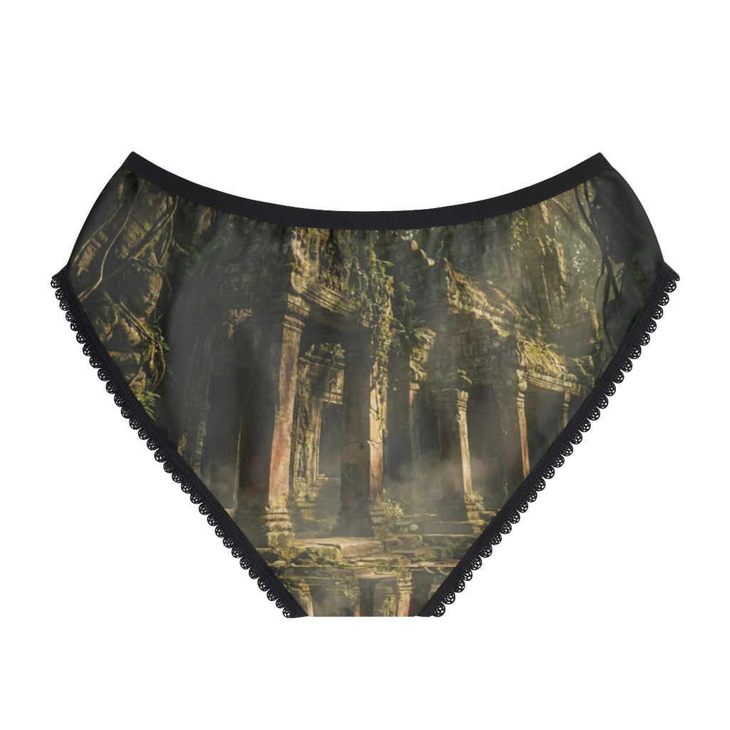 Women's Briefs - Overgrown Temple | Echovira Gallery