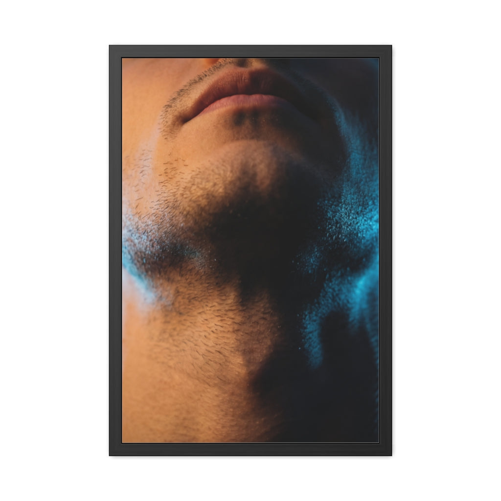 Framed Poster - Cinematic Urban Wall — Portrait