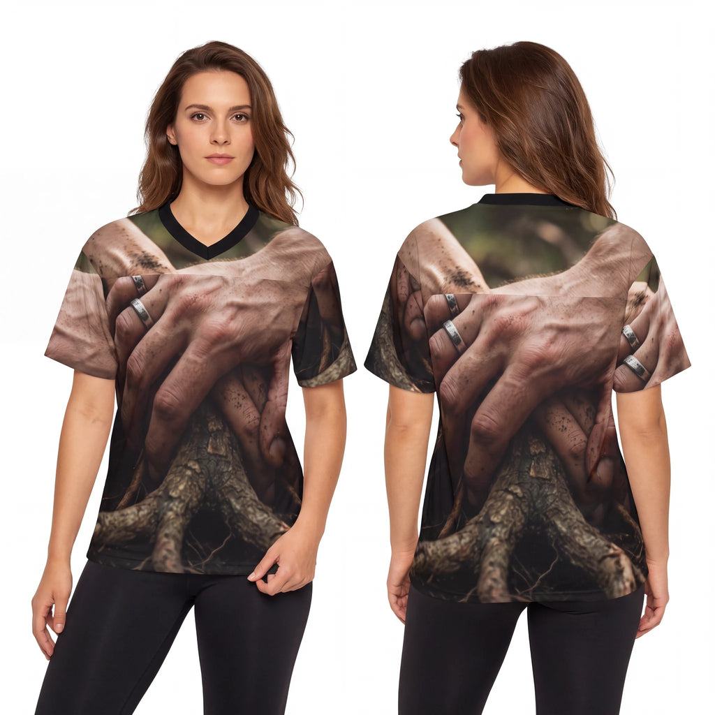 Forest Roots Football Jersey for Women