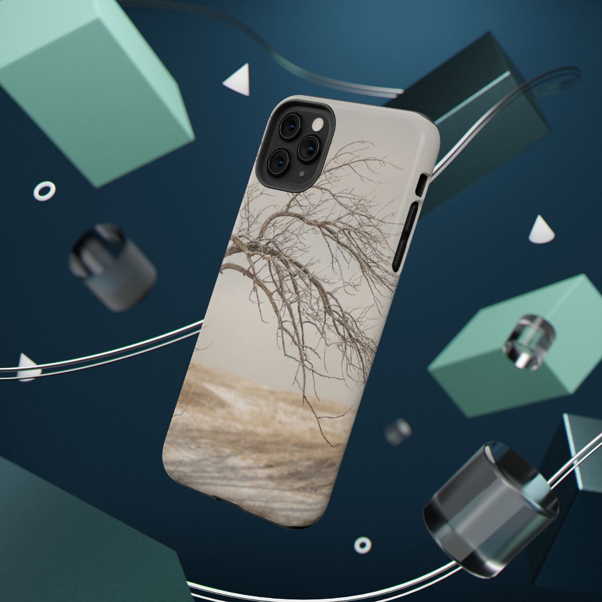 Impact-Resistant Cases - Tough Phone Case - Winter Tree Vibe— sizes part 1/2