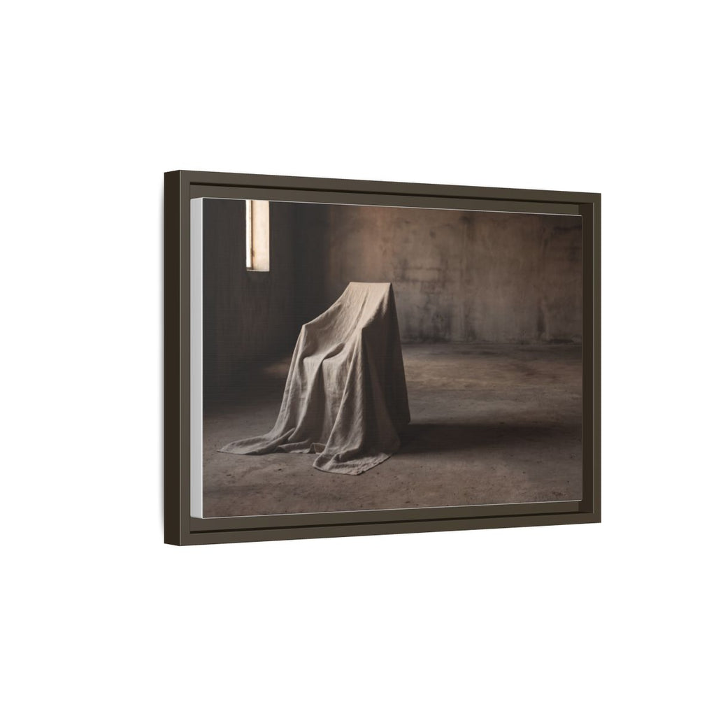 Matte Canvas, Framed - Wabi-Sabi Room — Espresso / 1.25"