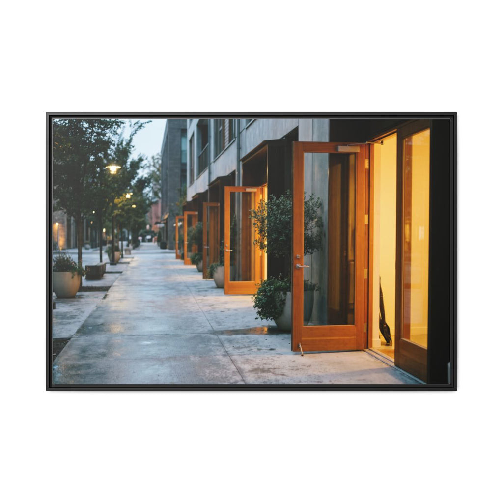 Matte Canvas, Framed - Twilight Promenade (10×8, 12×9... |...