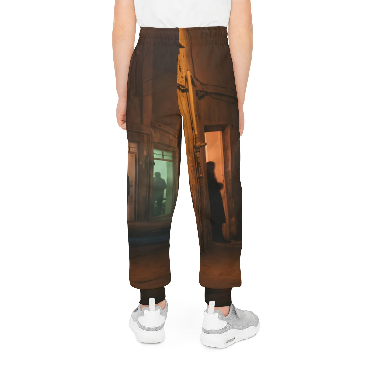 Youth Joggers - Midnight Shadows Alleyway Art | Echovira...