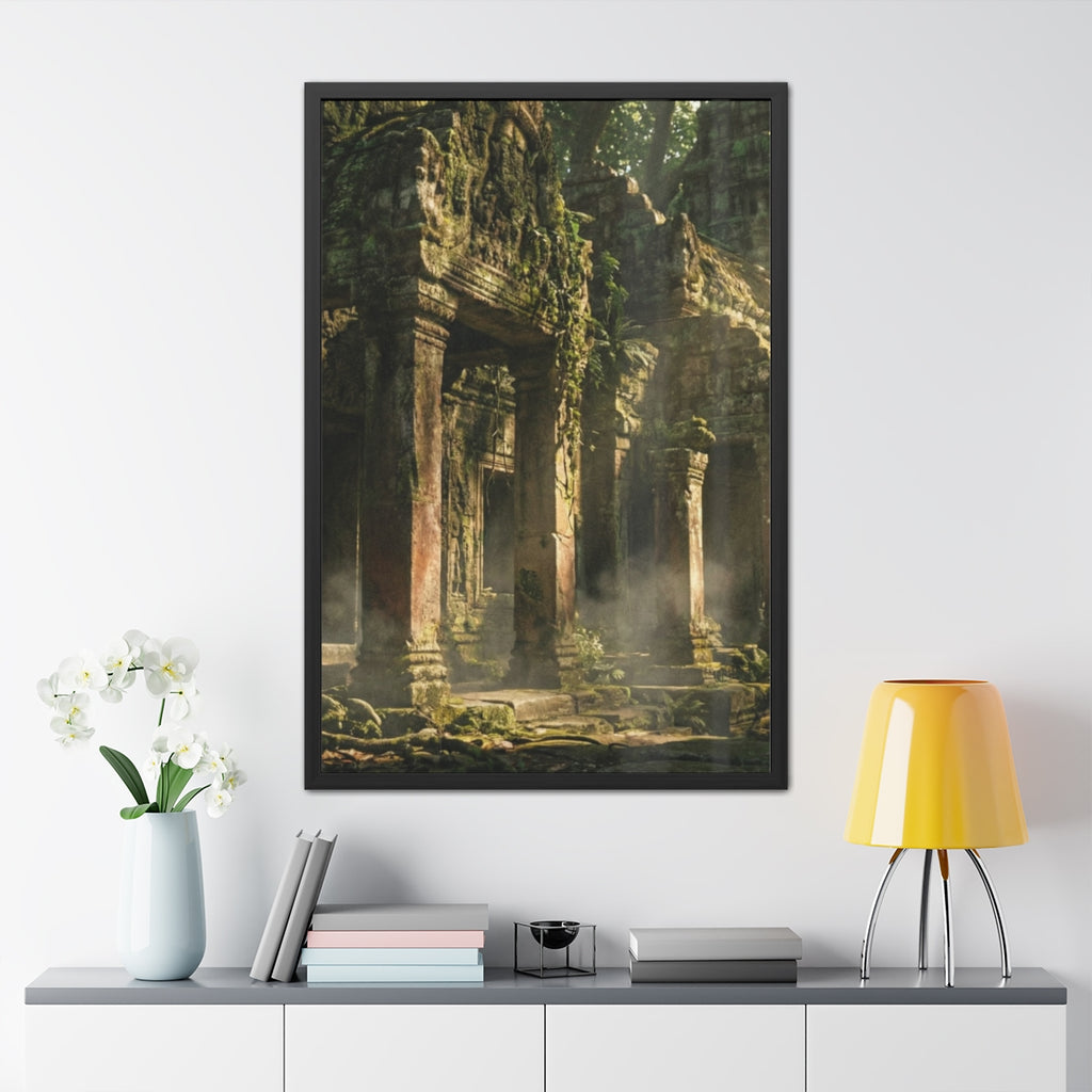 Framed Poster - Ancient Jungle Temple (8×12, 9×11, 11×14......