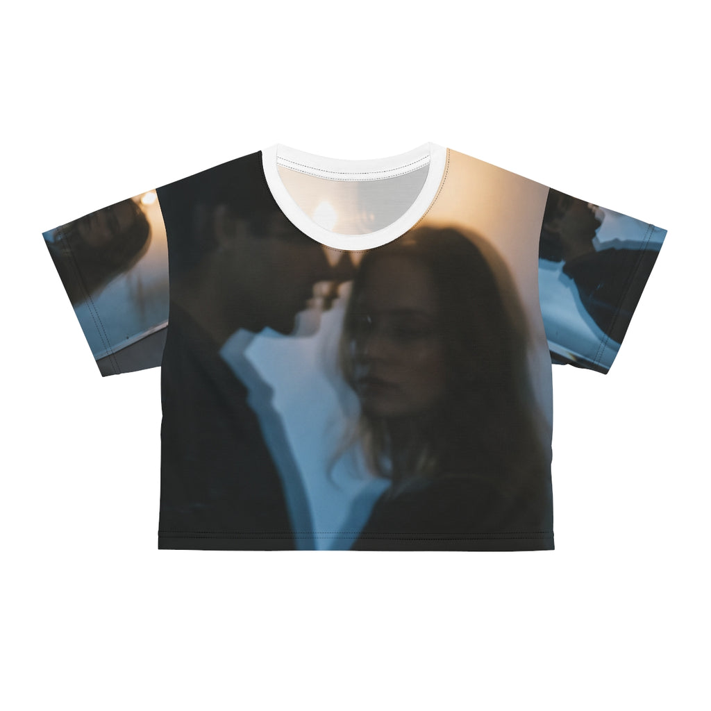 Midnight Reflection Crop Tee - Aesthetic Streetwear |...